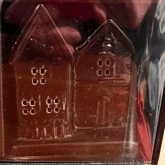 🆕- MARTHA STEWART ORANGE LED HAUNTED HOUSE, BOO GHOSTS & POMPOM GARLAND 7 PC SET - Picture 8 of 13